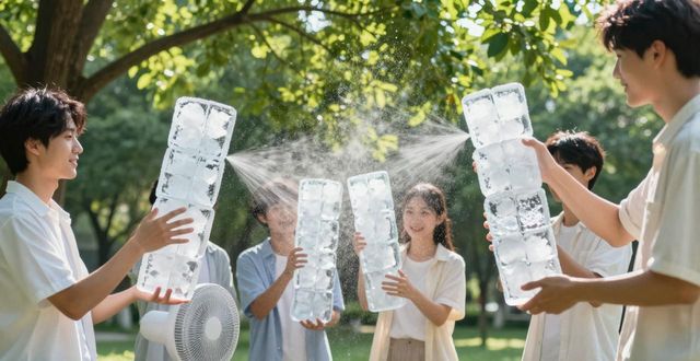 大冰块降温方法_泰州夏季防暑降温大冰块_大冰块户外活动使用时长
